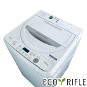 【中古】 【お買い物マラソン 5/9-5/16★P10倍】 シャープ SHARP 洗濯機 一人暮らし 2021年製 全自動洗濯機 4.5kg べージュ 送風 乾...