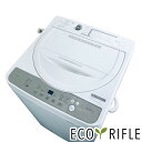 【中古】 【お買い物マラソン 5/9-5/16★P10倍】 シャープ SHARP 洗濯機 2022年製 全自動洗濯機 5.5kg ホワイト 送風 乾燥機能付き ...