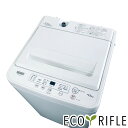 【中古】 ヤマダ電機 YAMADA 洗濯機 2021年製 全自動洗濯機 4.5kg ホワイト 送風 乾燥機能付き YWM-T45H1 一人暮らし 縦型 送料無料...