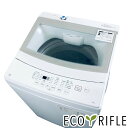 【中古】 【お買い物マラソン 5/9-5/16★P10倍】 ニトリ 洗濯機 2021年製 全自動洗濯機 6.0kg ホワイト 送風 乾燥機能付き NTR60 一...