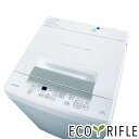 【中古】 【お買い物マラソン 5/9-5/16★P10倍】 東芝 TOSHIBA 洗濯機 2023年製 全自動洗濯機 4.5kg ホワイト 送風 乾燥機能付き ...
