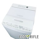 【中古】 東芝 TOSHIBA 洗濯機 2023年製 全自動洗濯機 8.0kg ホワイト 送風 乾燥機能付き AW-8DH3(W) 一人暮らし 大きめ 縦型 送...