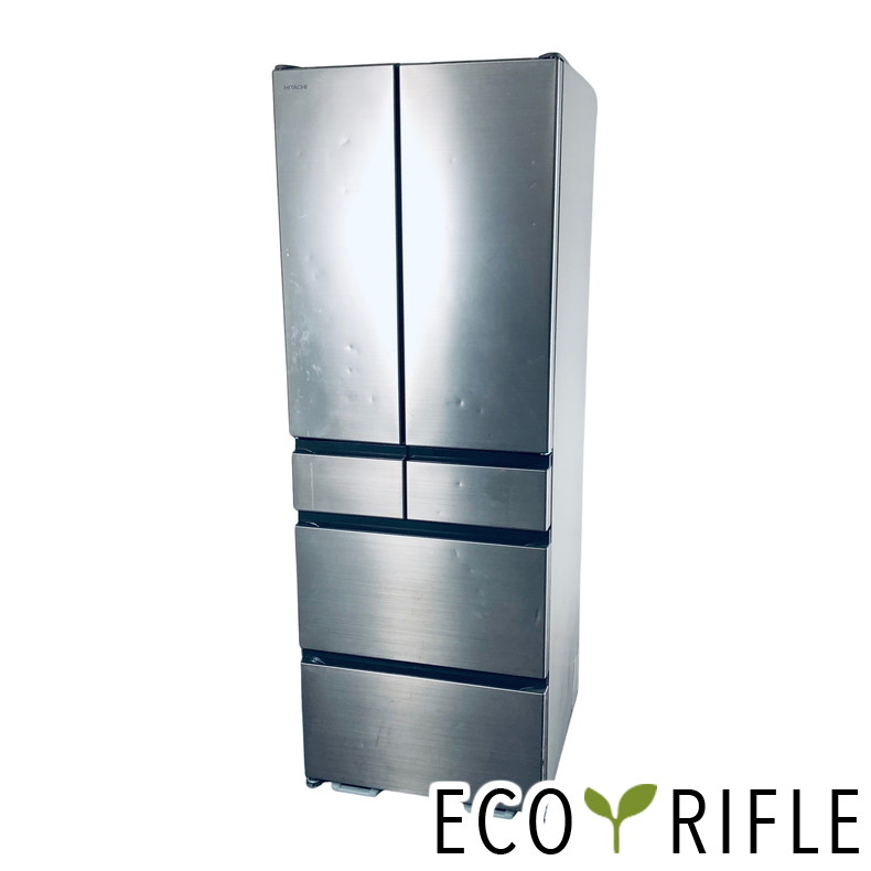 【11月限定！抽選で2人に1人最大100%ポイントバック★要エントリー！】 【中古】 【自社配送エリア内限定】 日立 HITACHI 冷蔵庫 2022年製 6ドア 540L ハーモニーシャンパン ファン式 観音開き R-HW54S(N) ファミリー 大型 500L以上 送料無料 設置無料 地域限定 RANK_C
