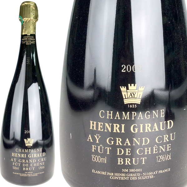 Henri Giraud Grand Cru Ay Fut de Chene [2000] 【木箱入り・マグナムサイズ】 ／ アンリ・ジロー　フュ・ド・シェーヌ　アイ　グラン・クリュ　[FR][WA92][白泡][23]