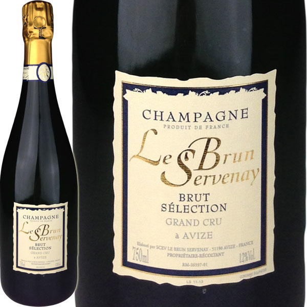 Le Brun Servenay Brut Selection Grand Cru Avize [NV] / ル・ブルン（ブリュン）・セルヴネイ　グラン・クリュ　アヴィーズ　[FR][白泡][20]