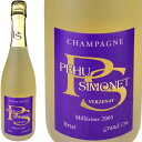 Pehu-Simonet Champagne Millesime Grand Cru [2005] ／ ペウ・シモネ　シャンパーニュ　ミレジム　グラン・クリュ　[FR][白泡][18]