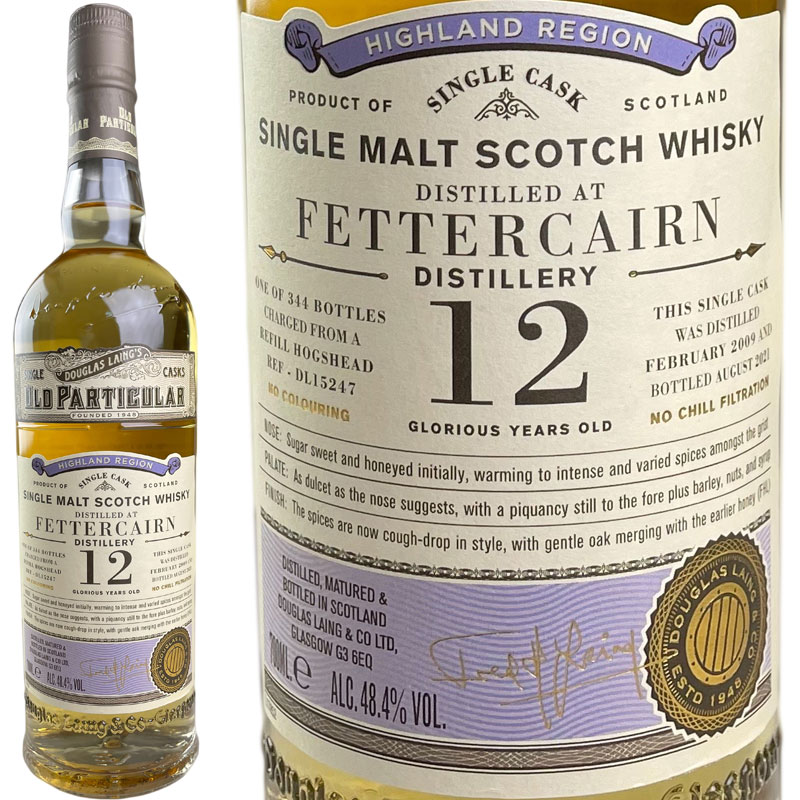 フェッターケアン 12年 ダグラスレイン オールド パティキュラー 2009 / Douglas Laing Old Paticular Fettercairn 12 yo [2009][SW]