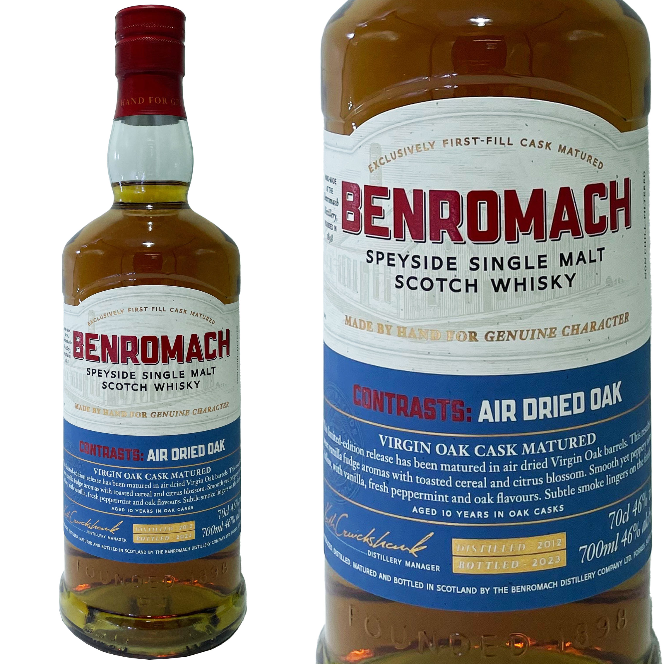 ベンロマック バージンオーク エア ドライ 2012 / Benromach Virgin Oak Air Dried [2012][SW]