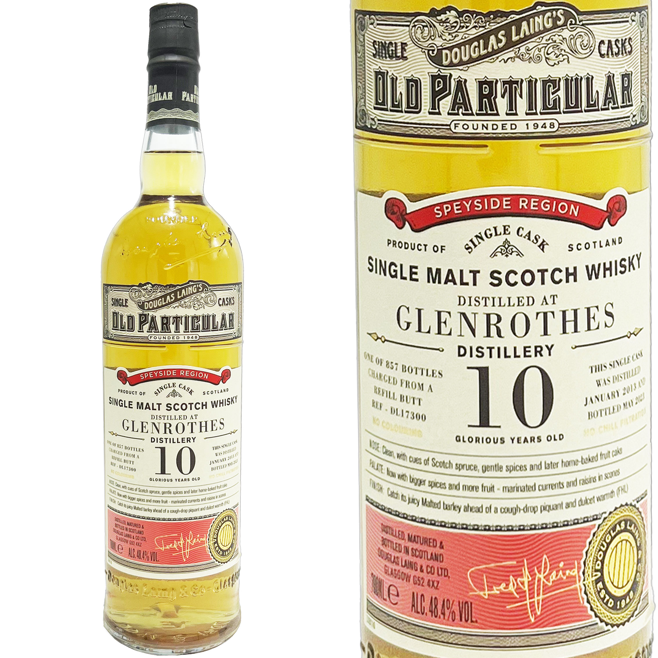 グレンロセス 10年 ダグラスレイン オールド パティキュラー 2013 / Glenrothes 10yo DL Old Particular [2013][SW]