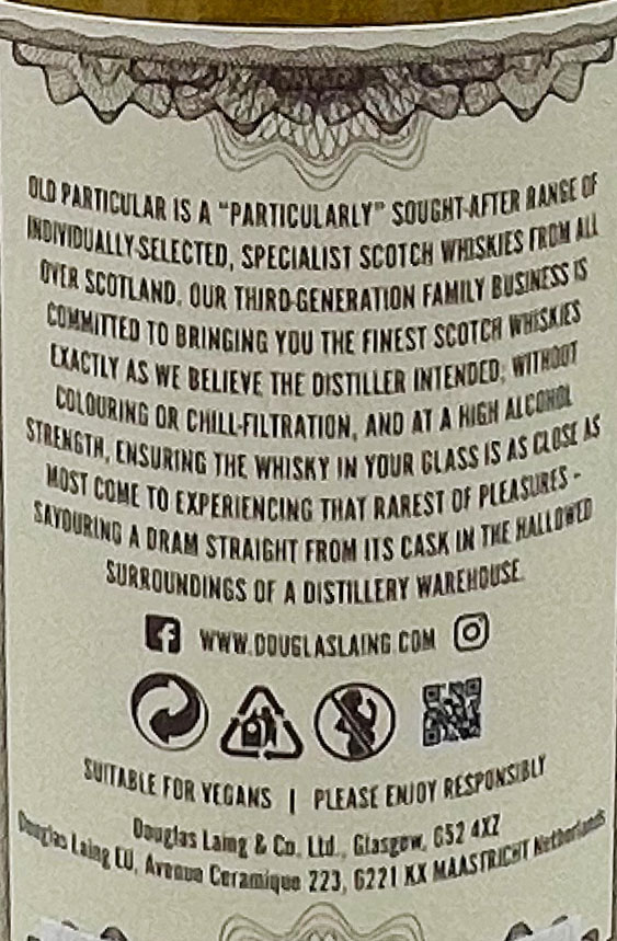オーヘントッシャン 10年 ダグラスレイン オールド パティキュラー 2013 / Auchentoshan 10yo DL Old Particular [2013][SW]