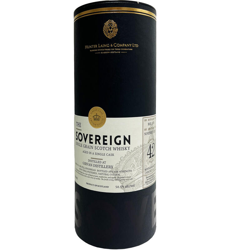 ガーバン 42年 ハンターレイン ソブリン 1979 / Girvan 42yo Sherry HL Sovereign [1979][SW]