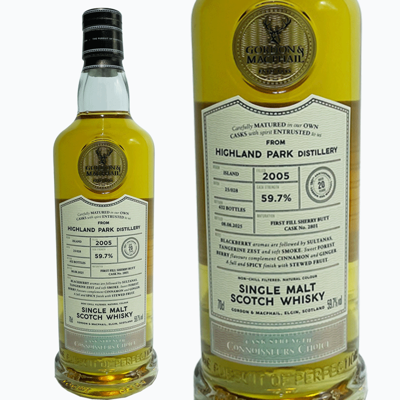 ハイランド パーク 20年 ゴードン＆マクファイル コニサーズ チョイス カスク ストレングス 2005 / Highland 20yo G&M C Choice Cask STR [2005][SW]
