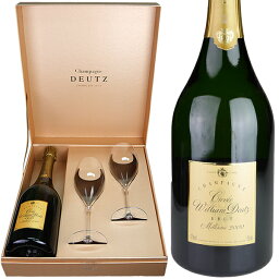 Deutz Cuvee William Deutz [2000]　【※グラス付ギフトBOX】 / ドゥーツ　キュヴェ・ウィリアム・ドゥーツ　オリジナルグラス2脚セット　[FR][白泡][14]