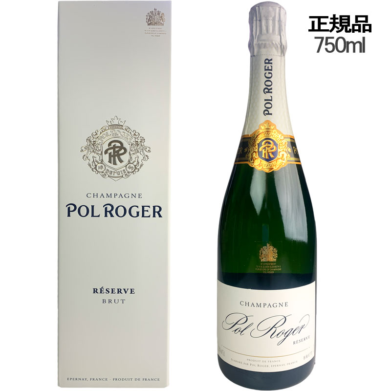 ポル ロジェ ブリュット レゼルヴ / Pol Roger Brut Reserve 【正規品:ギフト箱付】[NV] [FR][白泡]のサムネイル