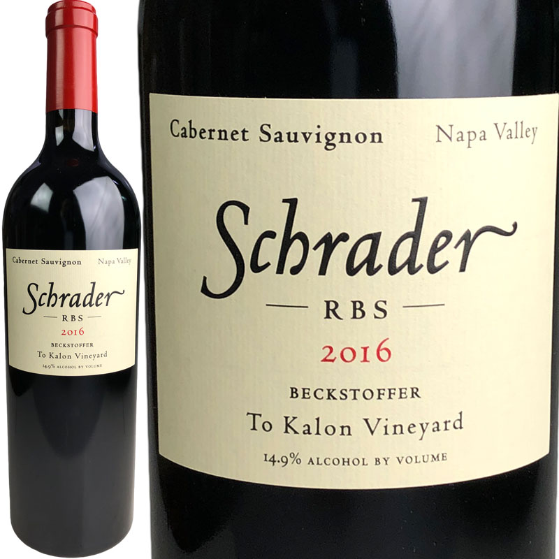 Schrader Cellars Cabernet Sauvignon RBS Beckstoffer To Kalon Vineyard [2016] / シュレーダー カベルネ・ソーヴィニヨン RBS ベクストファー ト・カロン ヴィンヤード [US][WA97][赤]