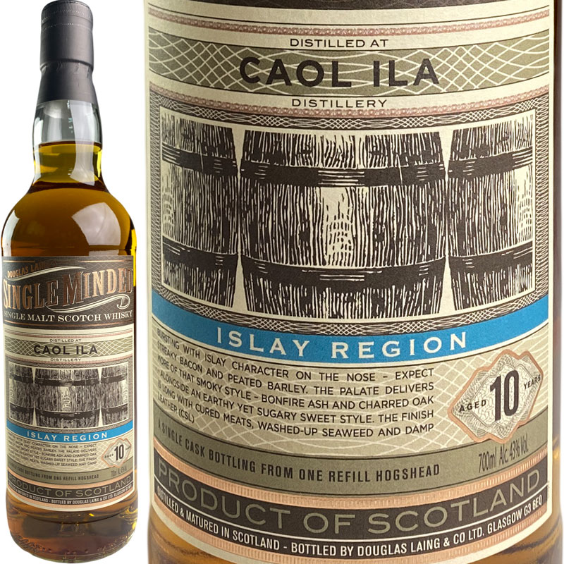  10ǯ 饹쥤 󥰥 ޥǥå / Douglas Laing Single Minded Caol Ila 10 yo [SW]