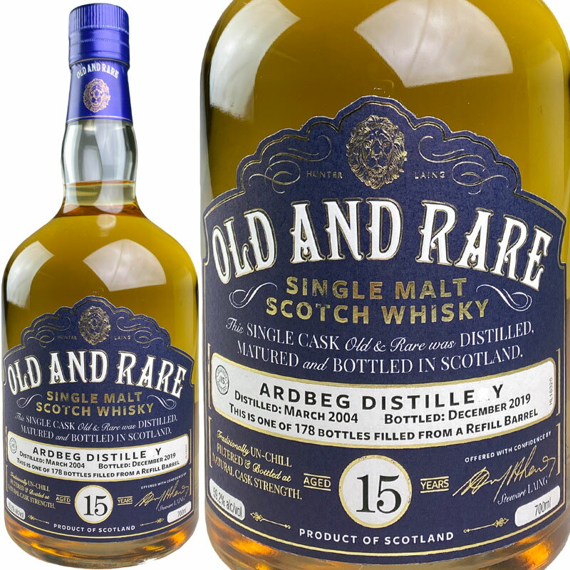 ARDBEG Hunter Laing Old & Rare Ardbeg 15 yo [2004] / ハンターレイン オールド ＆ レア アードベッグ