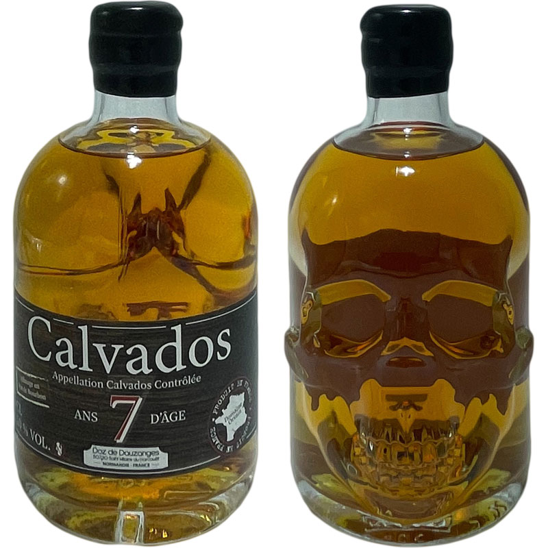 カルバドス 7年 バーボン フィニッシュ スカル ボトル / Calvados 7 yo Bourbon Finish Skill Bottle 