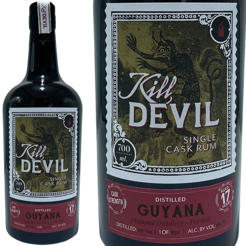 Lfr  KCAi _CAh |bg X` 17N 2004 / Kill Devil Rum Guyana Diamonndo Pot Still 17yo 2004 [Rum]