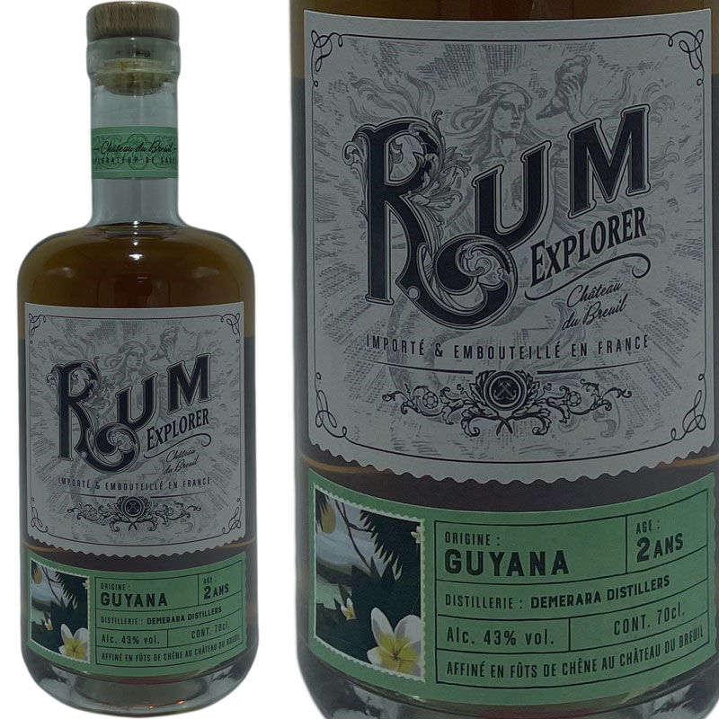 シャトードブルイユ ラム エクスプローラー ガイアナ / Chateau du Breuil Rum Explorer Gayana [Rum]