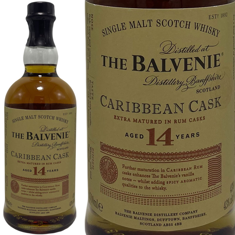 バルヴェニー 14年 カリビアンカスク / The Balvenie 14yo Caribbean Cask [SW]