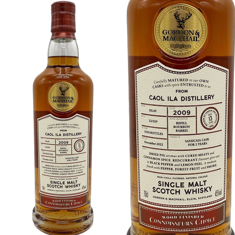 CAOL ILA カリラ 13年 サッシカイア フィニッシュ ゴードン ＆ マクファイル コニサーズチョイス ウッド フィニッシュ 2009 / Caol I