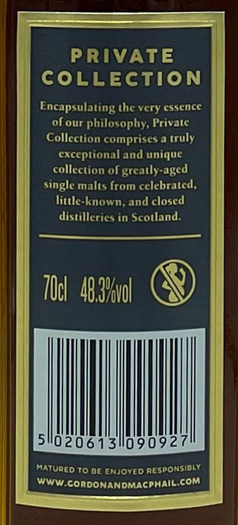 トーモア 1983 ゴードン ＆ マクファイル プライベート コレクション 1 / Tormore 1983 Gordon & MacPhail Private Collection 1 [1991][SW]