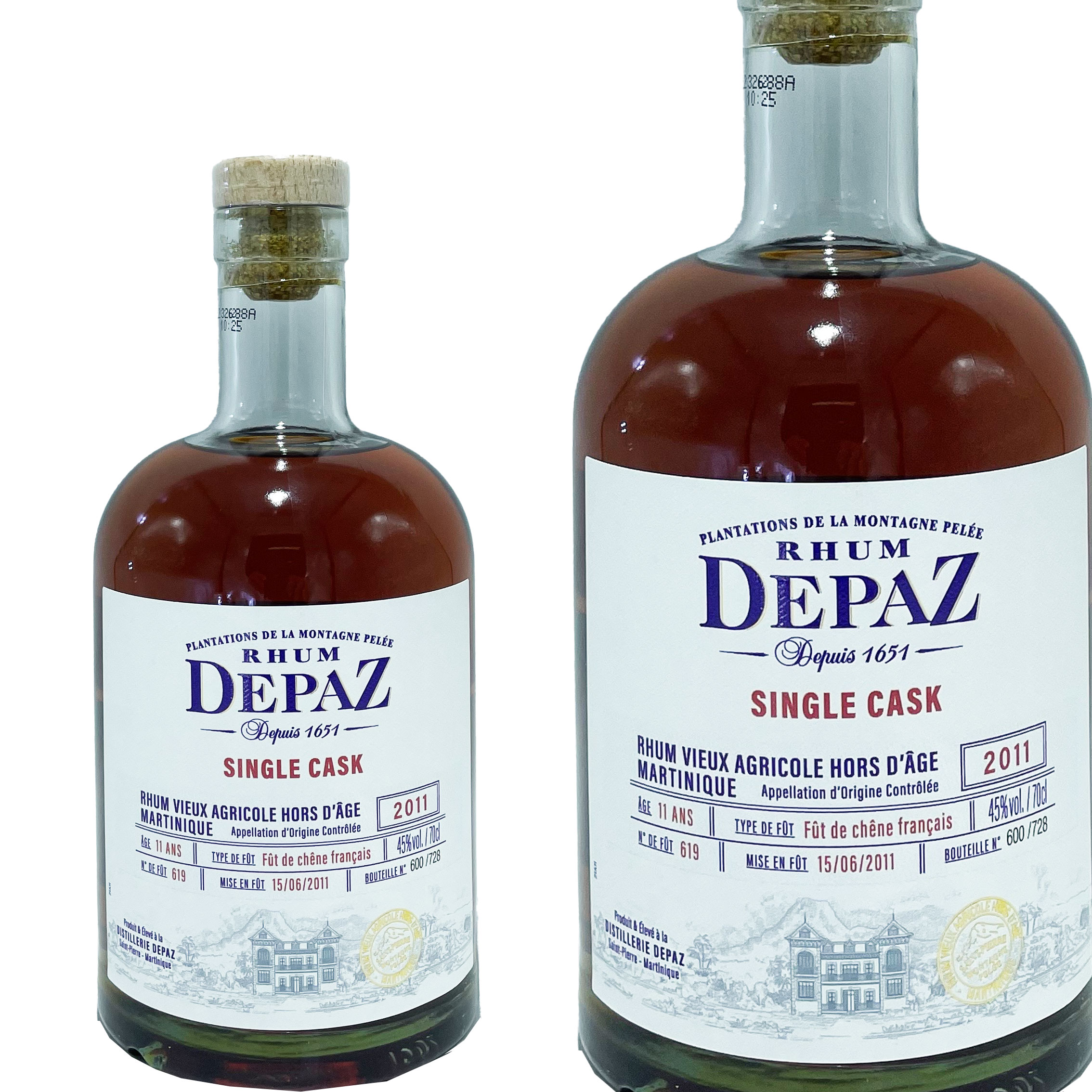 fpY VO JXN 2011 / Depaz Single Cask [2011][RM]