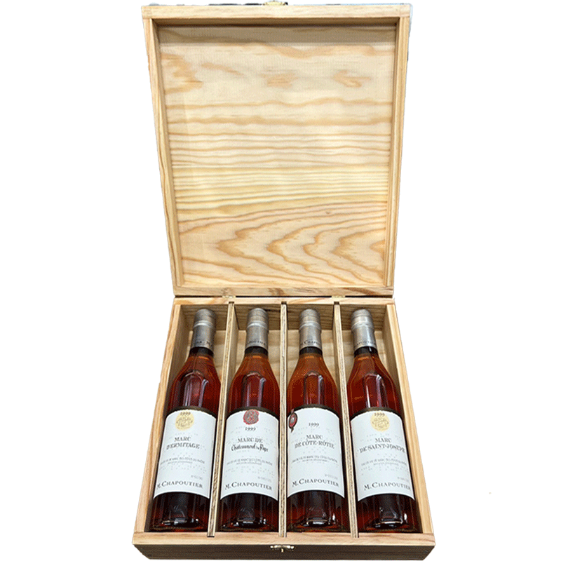 M.シャプティエ 1999 マール 4本セット / Marc M.Chaputier 1999 4bottle set 