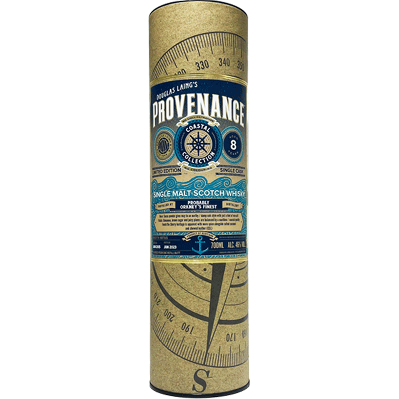 オークニーズ ファイネスト 8年 ダグラスレイン プロべナンス コースタール コレクション 2015 / Orkney's Finest 8yo DL Provenance Coastal Collection [2015][SW]