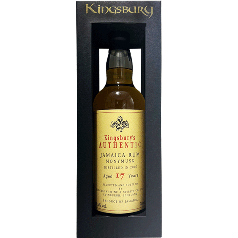 ジャマイカ モニマスク 17年 キングスバリー オーセンティック ラム 2007 / Kingsbury Authentic Rum Jamaica Monymusk 17yo [2007][SW]
