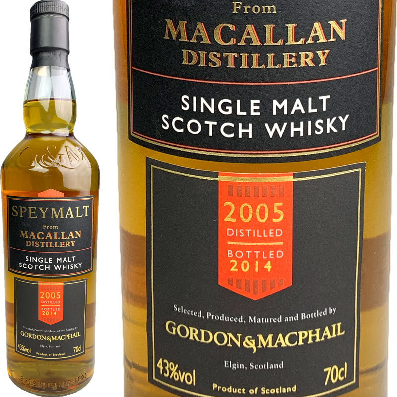 スペイモルト フロム マッカラン ゴードン＆マクファイル 2005 / Gordon&MacPhail Speymalt From Macallan 