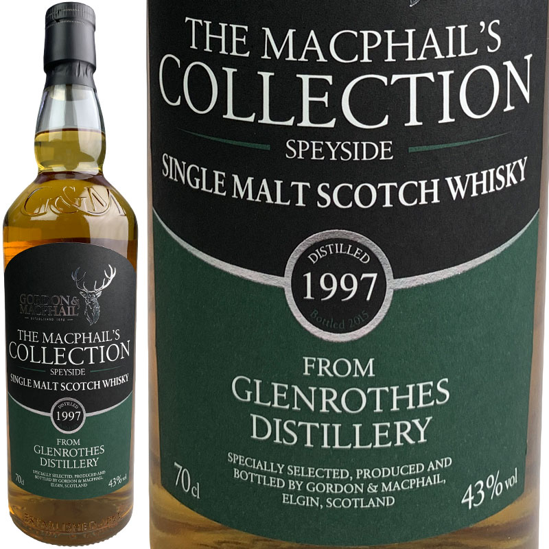 グレンロセス ゴードン＆マクファイル マクファイルズ コレクション FOR JIS / Gordon & MacPhail MacPhail's Collection Glenrothes FOR JIS [1997][SW]