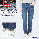 Levi's 「MADE IN THE USA」501 セルビッジデニムパンツ ボトムス デニム ジーンズ カジュアル メンズ 定番 人気 アメカジRight-on ライトオン 00501-2455-32 Levi's リーバイス