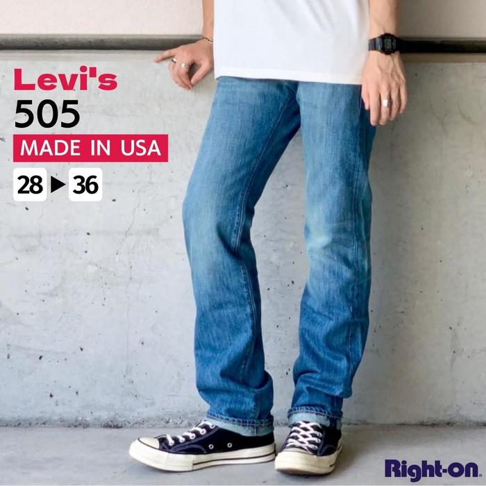 Levi's MADEINUSA505 ボトムス デニム ジーンズ カジュアル メンズ 定番 人気 アメカジRight-on ライトオン 00505-2407 Levi's リーバイス