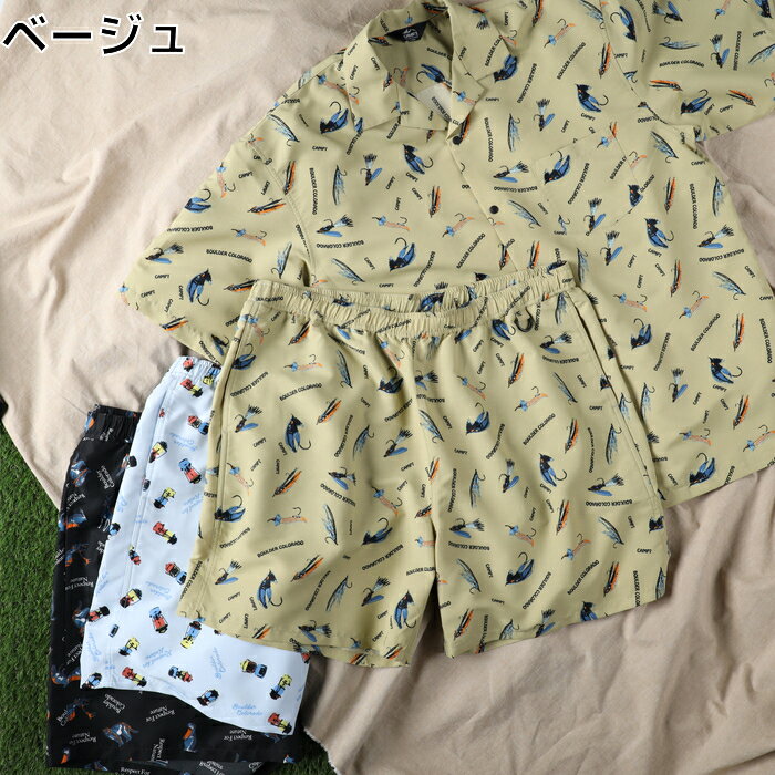 CAMP7 総柄ショーツRight-on ライトオン CP4301215202 CAMP7 キャンプ7のサムネイル