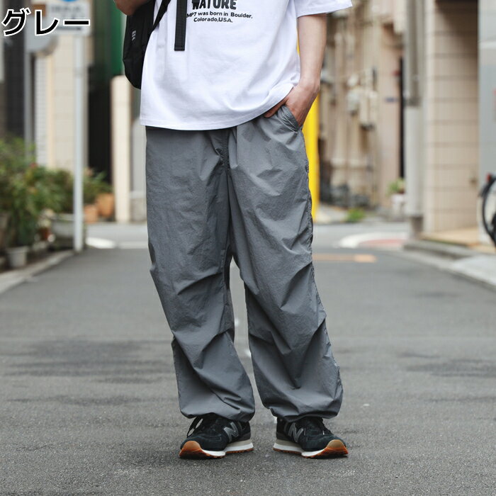 BACK NUMBER ナイロンオーバーパンツRight-on ライトオン BN-4612203 BACK NUMBER バックナンバー