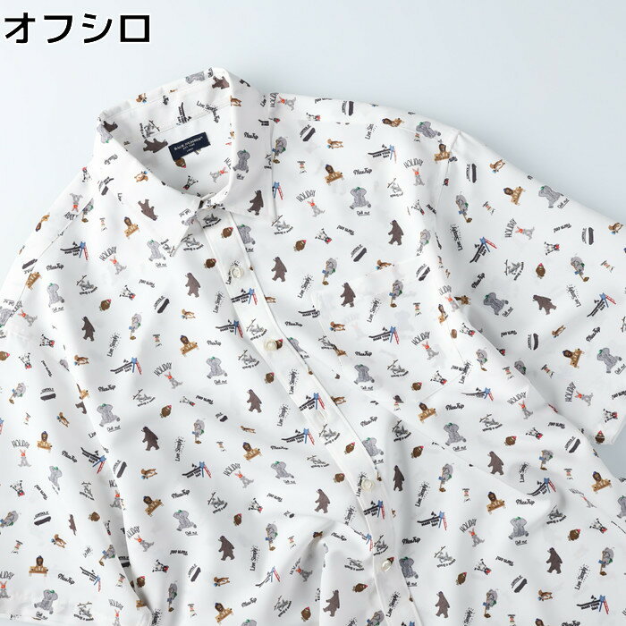 BACK NUMBER アニマル総柄シャツRight-on ライトオン BN4201315104 BACK NUMBER バックナンバーのサムネイル