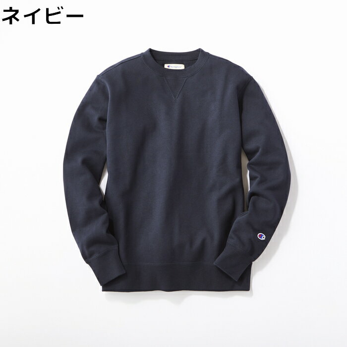 Champion クルーネックトレーナー メンズ　全4色　S-XL　あったか おしゃれ ペア カップル ペアルック お揃い 秋服 冬服 春服 　　　　　　　　　　　　　　　　　　　　　　　　　　　　Right-on ライトオン C8-M009R Champion チャンピオンのサムネイル
