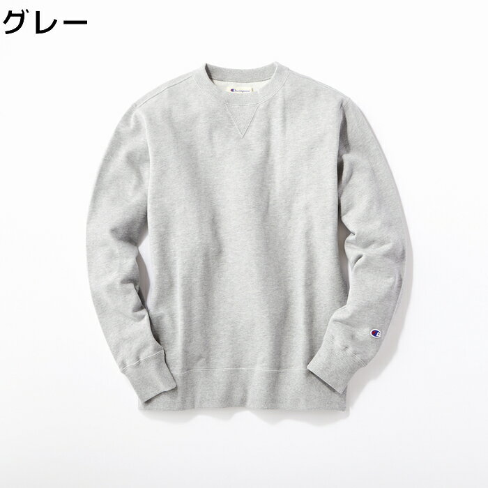 Champion クルーネックトレーナー メンズ　全4色　S-XL　あったか おしゃれ ペア カップル ペアルック お揃い 秋服 冬服 春服 　　　　　　　　　　　　　　　　　　　　　　　　　　　　Right-on,ライトオン,C8-M009R,Champion,チャンピオン