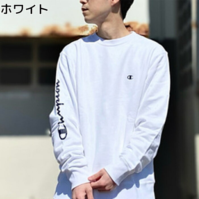 Champion ビッグスリーブプリントクルートレーナー　Right-on ライトオン C8-S002R Champion チャンピオンのサムネイル