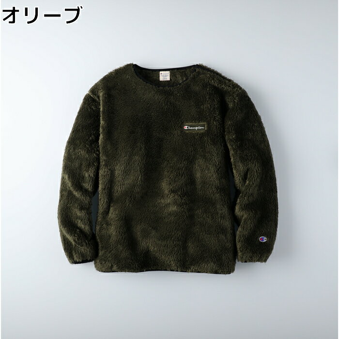 Champion シェルパクルーネックスウェットRight-on,ライトオン,C8-S601R,Champion,チャンピオン