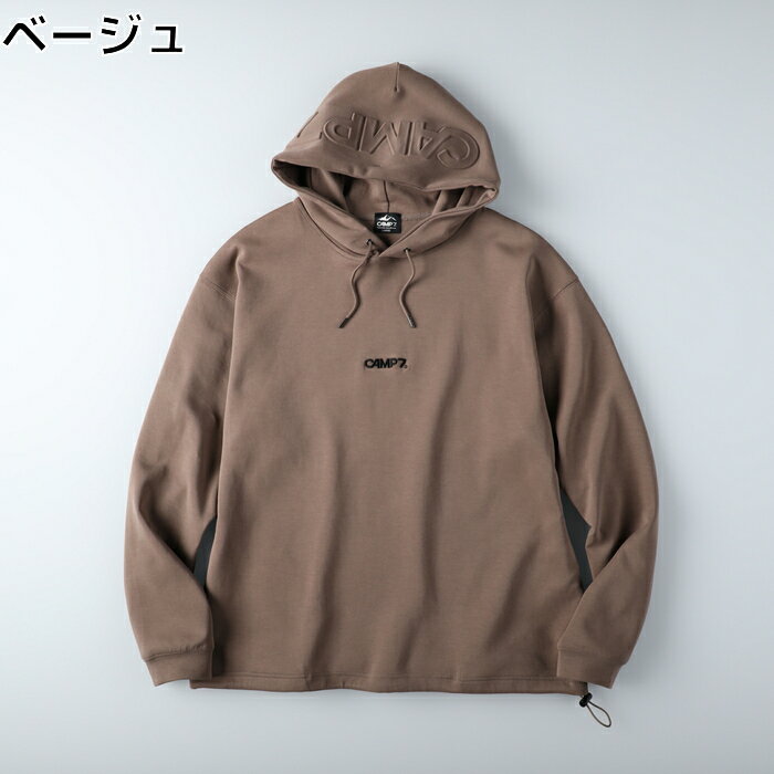 CAMP7 エンボスロゴパーカー　メンズRight-on ライトオン CP-4214011 CAMP7 キャンプ7のサムネイル