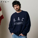 Hollywood athletic co ヴィンテージクルースウェットRight-on ライトオン HA002 Hollywood athletic co ハリウッドアスレチックカンパニー