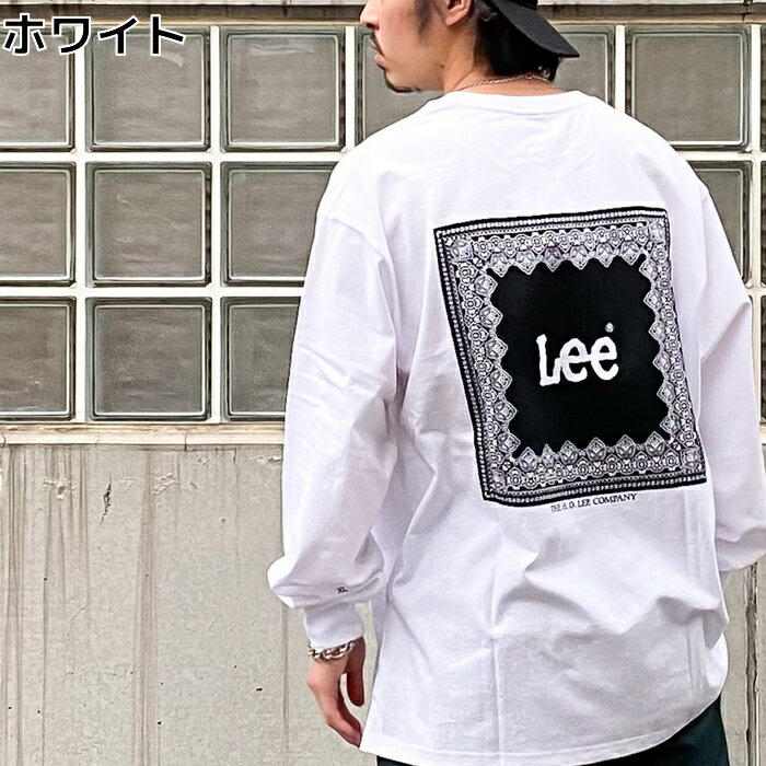 Lee バンダナプリントロンT LEE バンダナ　プリントT　春　新作　ロンT Right-on ライトオン LT4079 Lee リーのサムネイル