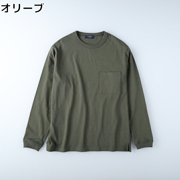 BACK NUMBER ヘビーウェイトロンT メンズ トップス Tシャツ ロンT 長袖 無地 シンプル 着回し 大人 春 秋 冬 綿 100Right-on ライトオン BN4401415104 BACK NUMBER バックナンバー