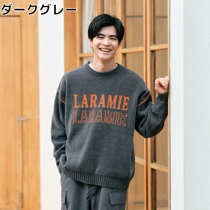 BACK NUMBER モールニットロゴクルーネックセーターRight-on ライトオン BN25201500115 BACK NUMBER バックナンバー