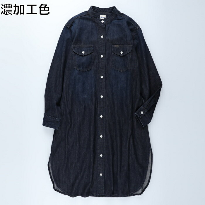 Lee デニムシャツワンピースRight-on ライトオン LB9415-C926 Lee リーのサムネイル
