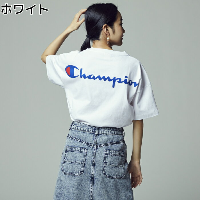 Champion バックプリントゆるT　ウィメンズRight-on ライトオン CWSR304R Champion チャンピオンのサムネイル