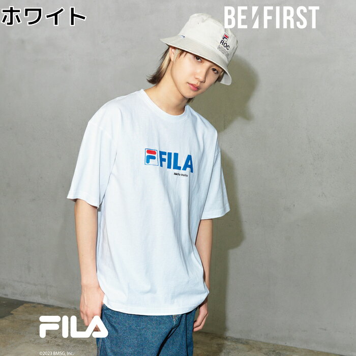 ≪スペシャルプライス≫ FILA FILAROCNEIGE Tシャツ メンズ 半袖 BE:FIRST 女性 レディース ビーファースト ロゴ 半袖 夏 綿 コットン フィラ Right-on ライトオン FL3691のサムネイル